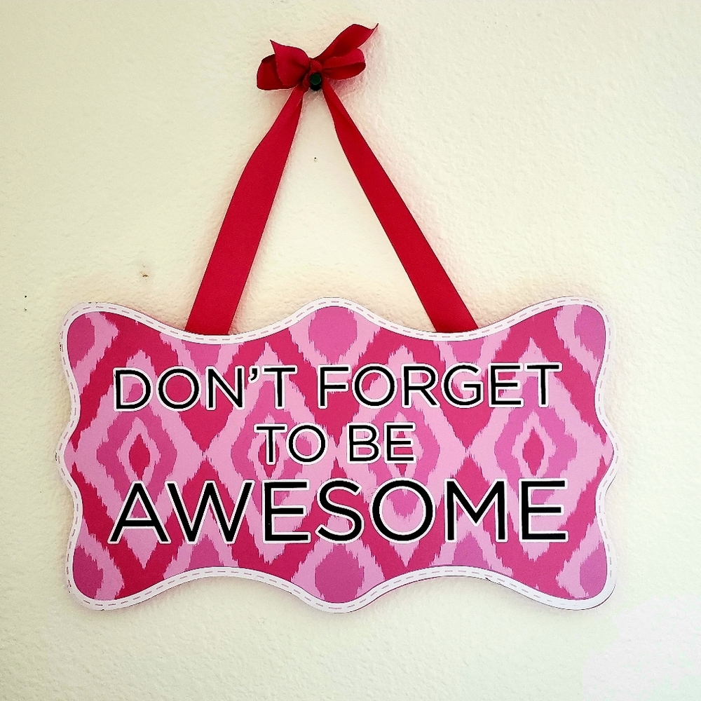 Wall decor sign